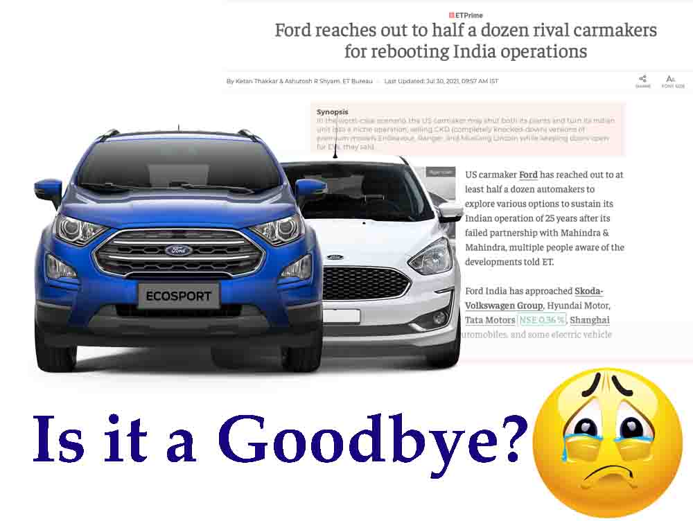 ford ecosport figo discontinuation