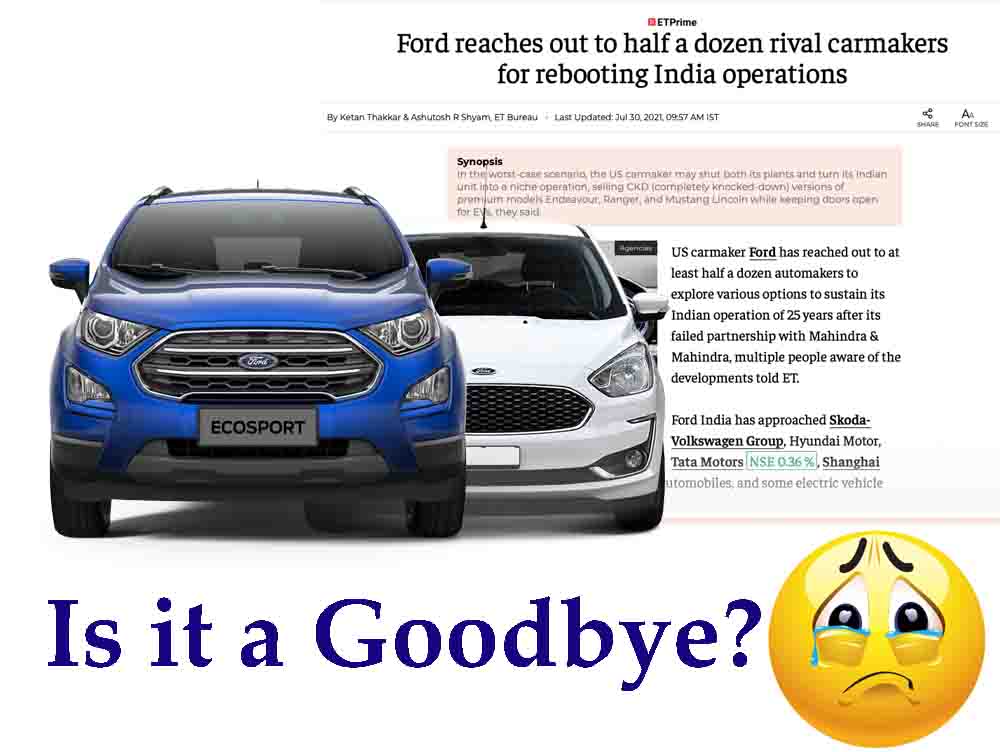 ford ecosport figo discontinuation