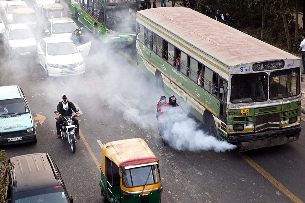 how to reduce vehicle pollution in india
