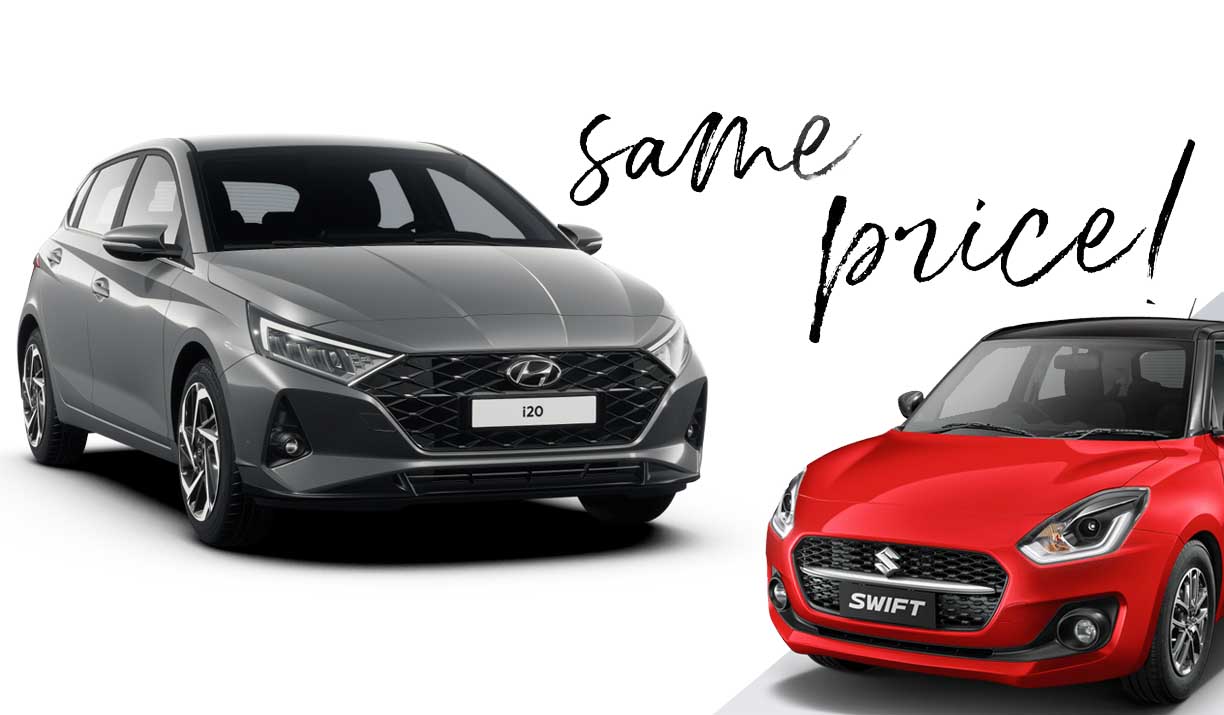 hyundai i20 vs maruti swift