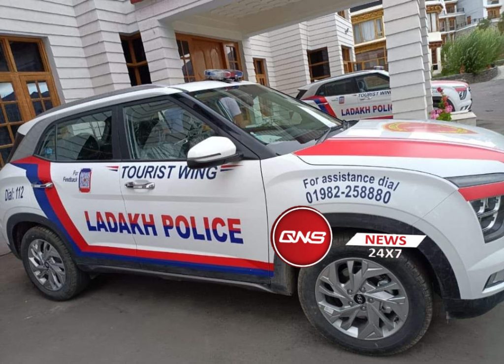 latest hyundai creta police car ladakh