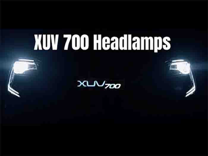 mahindar xuv700 clear view led headlamps