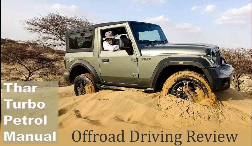 mahindra thar petrol review thar desert-isuzu v cross owner