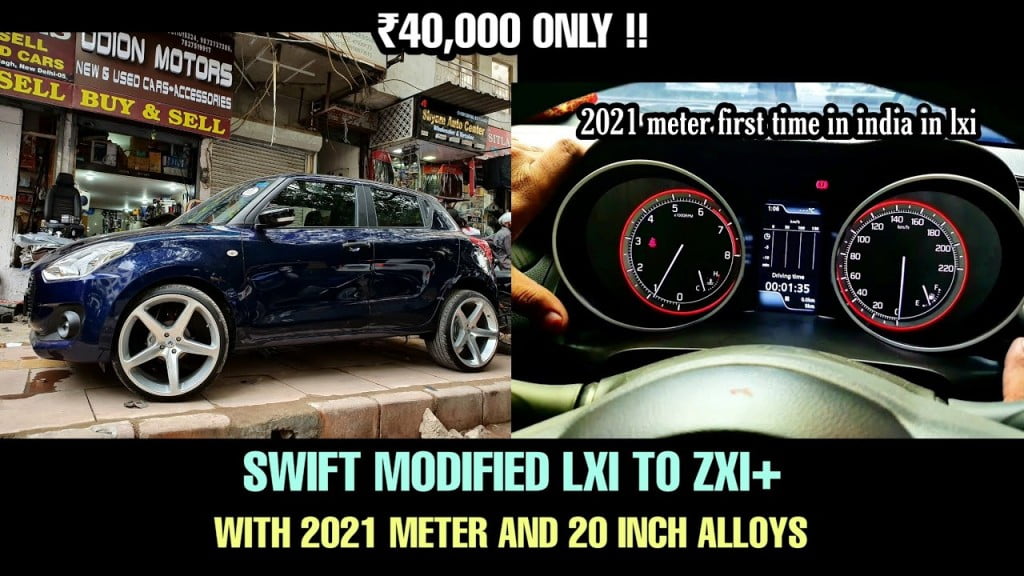 maruti swift lxi to zxi conversion