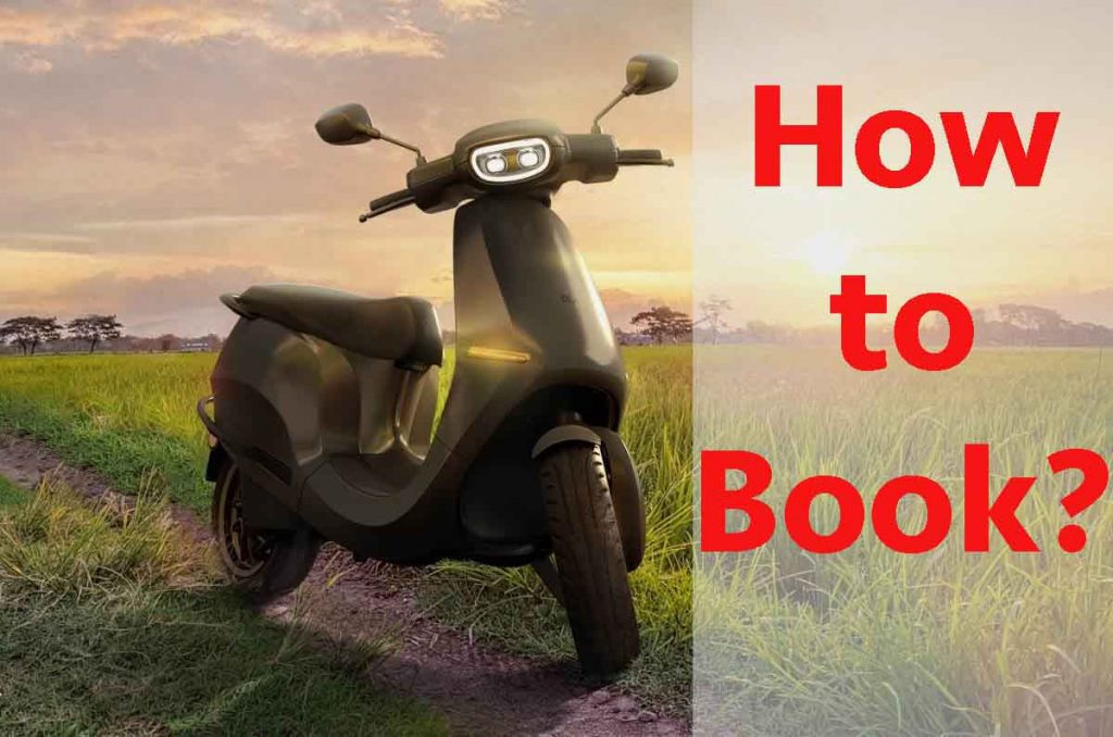 ola electric scooter how to book