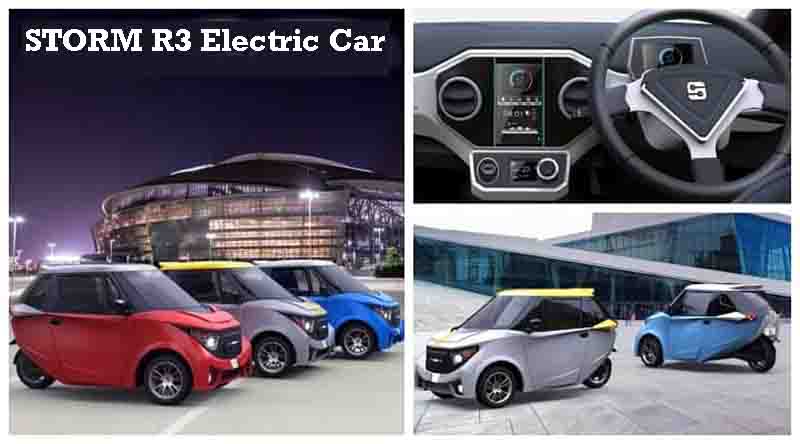 storm r3 electric car images cheapest electric car in india