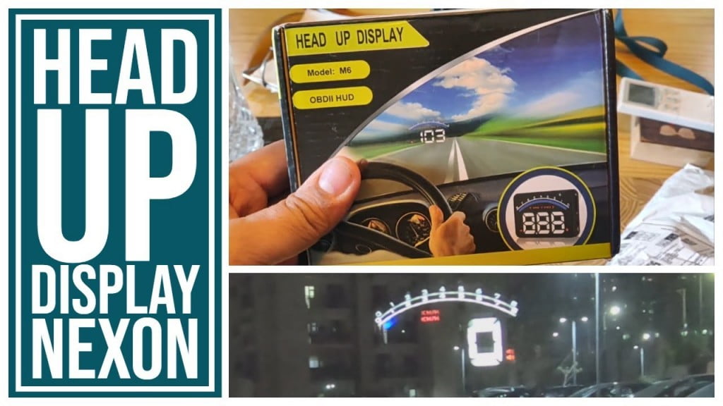 Heres a Tata Nexon with a Cool Aftermarket Heads Up Display Car Blog India Here's a Tata Nexon With a Cool Aftermarket Heads Up Display
