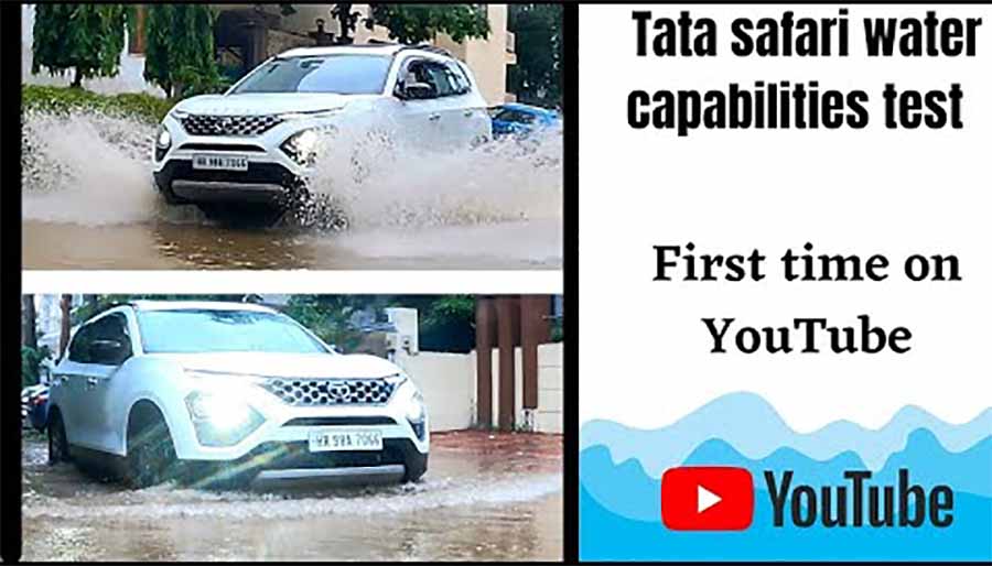 Tata Safari Water Wading Gurgaon Car Blog India Tata Safari Water Wading Gurgaon