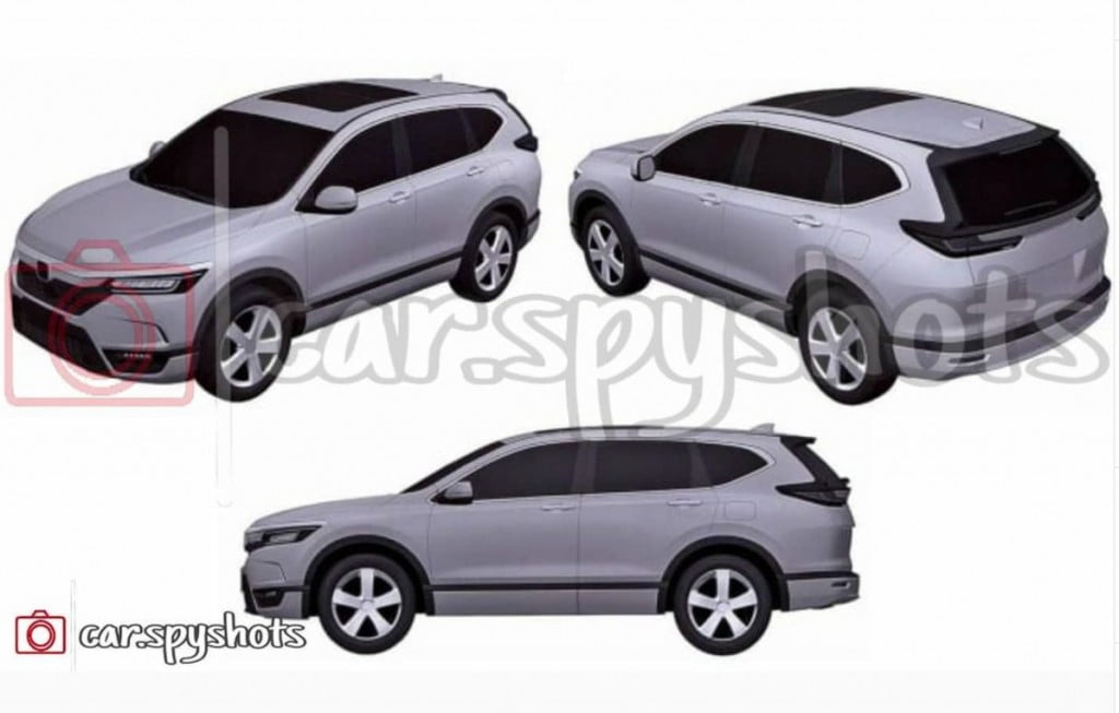 Details Of The 2022 Honda CR-V Patent Design Models Leaked Online!