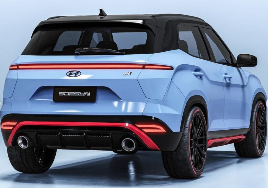 Hyundai creta n line concept 1 Car Blog India Hyundai Creta N Concept Rear