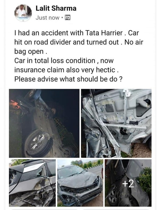Tata Harrier Crash Safety