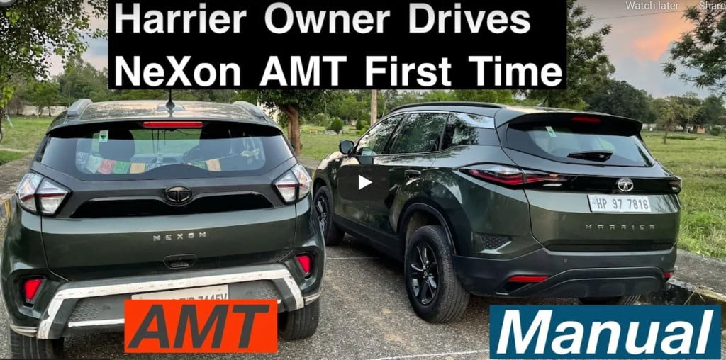 Tata Harrier Nexon AMT Comparison