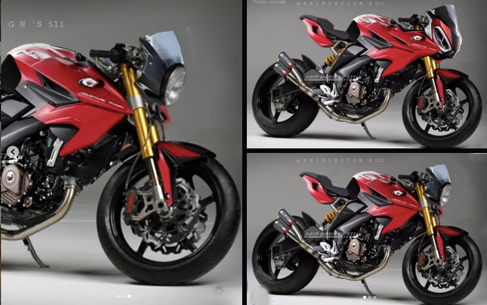 bajaj pulsar ducati monster images