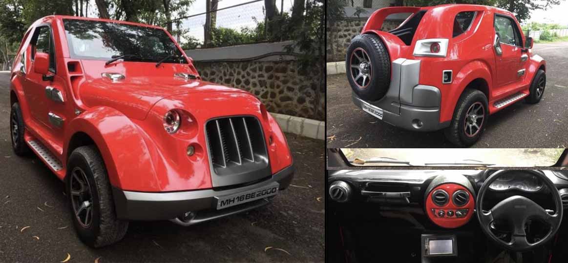 dc modified mahindra thar