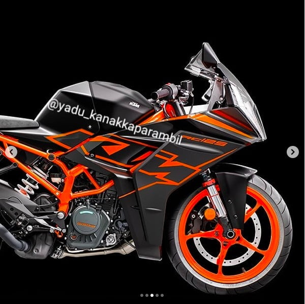 new 2022 ktm rc125 images side profile