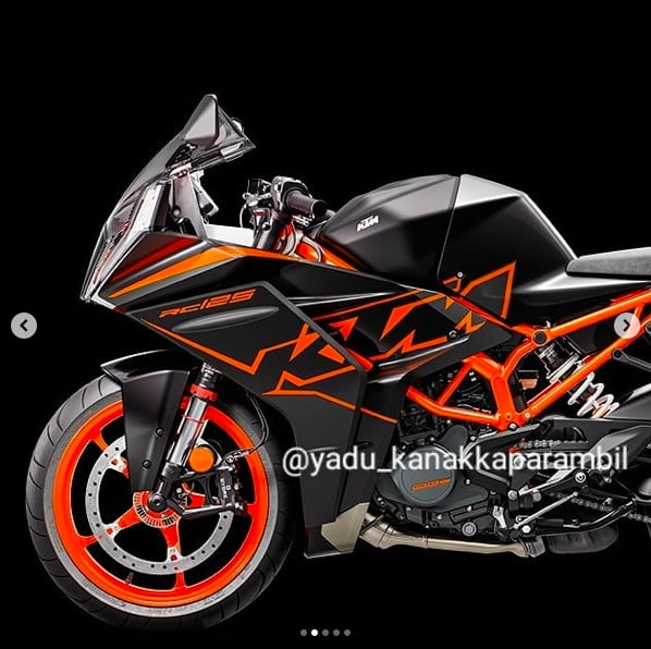 new 2022 ktm rc125 images side profile