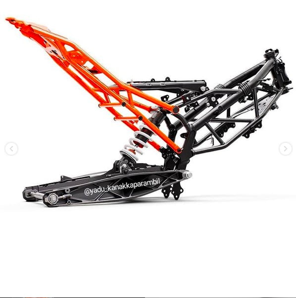 new 2022 ktm rc125 images trellis frame