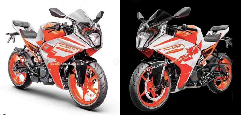 new ktm rc200 rc125 2022 images