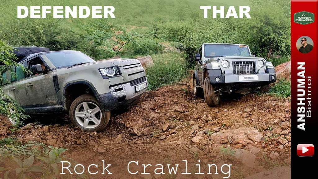 new mahindra thar vs land rover defender 110