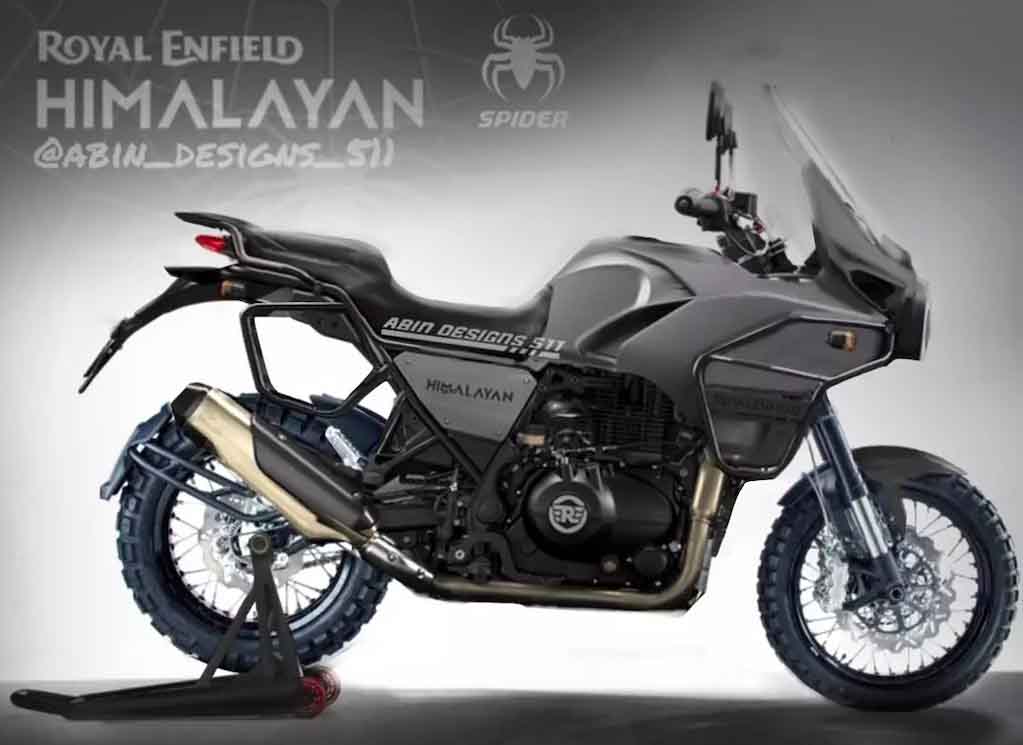 royal enfield himalayan spider side profile images