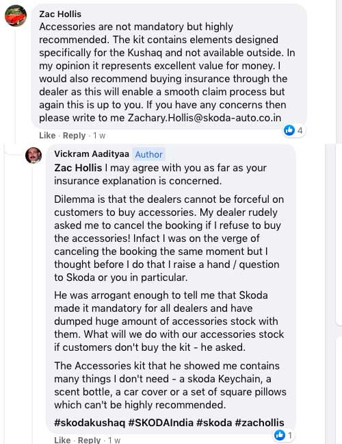 zac hollis skoda kushaq accessories