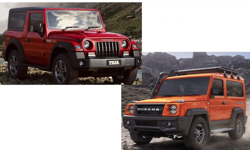 Force gurkha mahindra thar comparison Car Blog India Force Gurkha Mahindra Thar Comparison