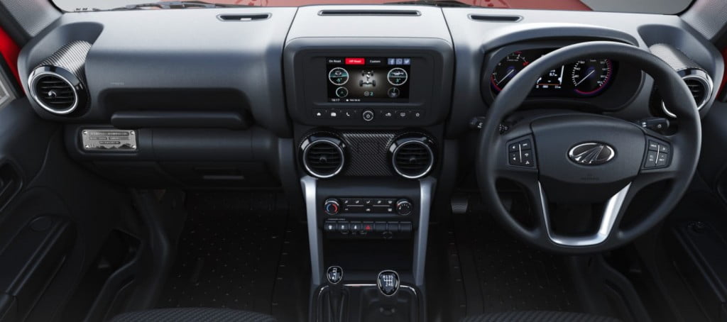 Mahindra Thar Interior