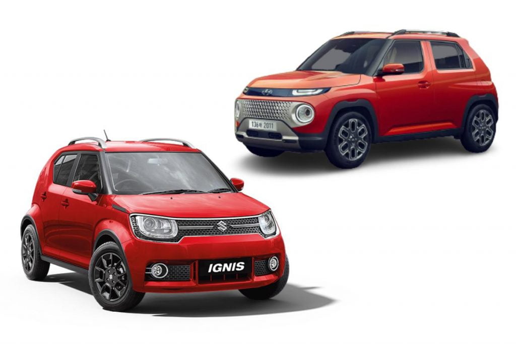 Maruti Ignis VS Hyundai Casper