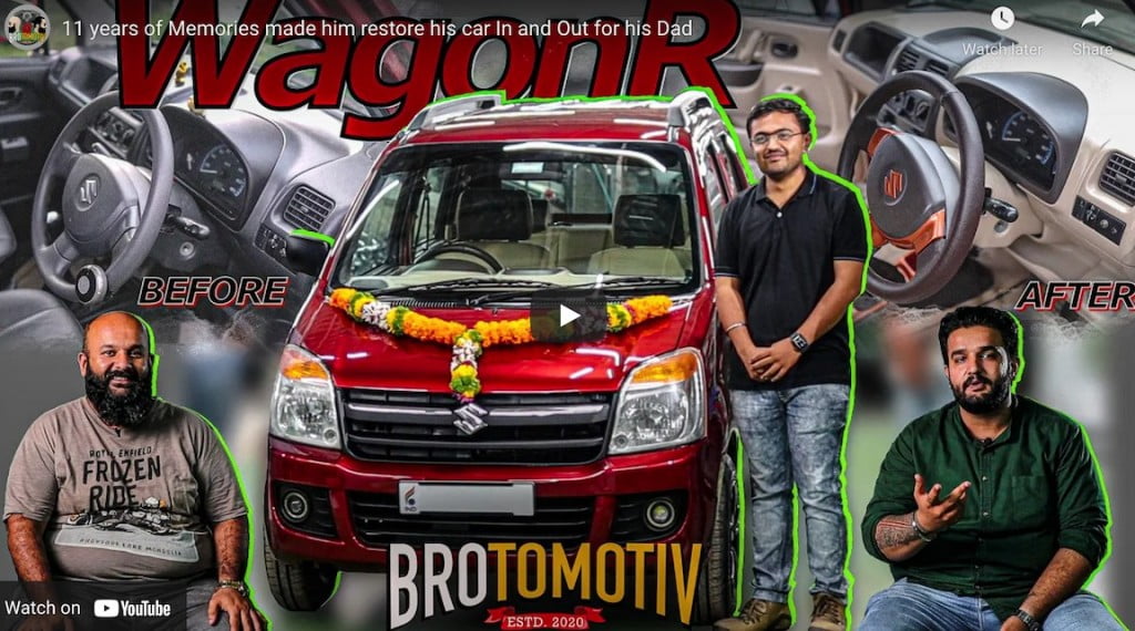 Maruti Wagonr Owner Restores Car Car Blog India Maruti Wagonr Owner Restores Car