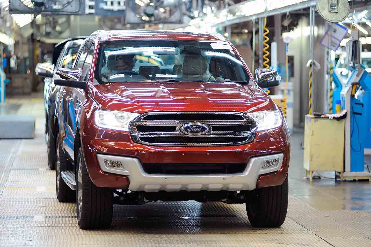 ford endeavour production line