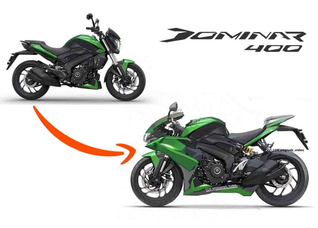 Full Fairing Bajaj Dominar 400 Green Side Profile Car Blog India Full Fairing Bajaj Dominar 400 Green Side Profile