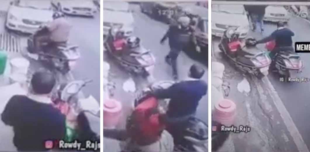 honda activa helmet thief