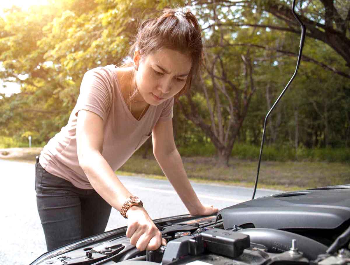 how to check engine oil