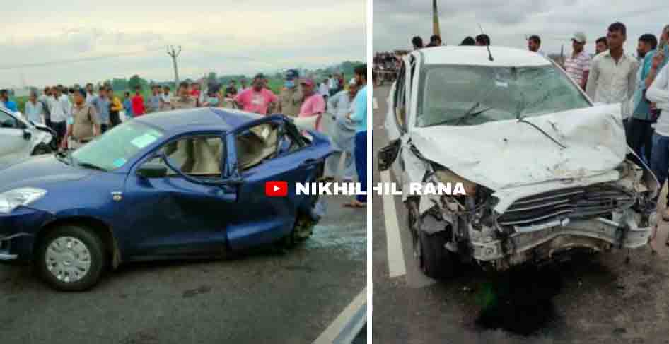 maruti dzire ford aspire accident images