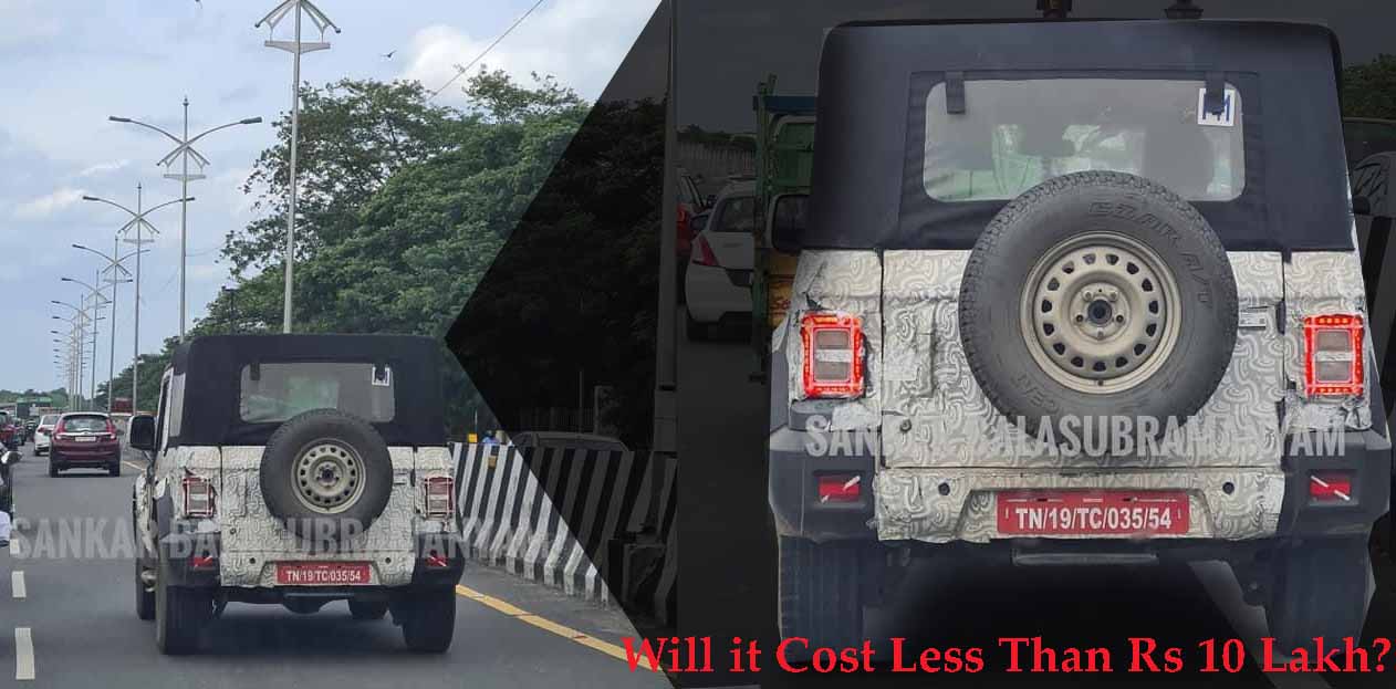 new mahindra thar base model