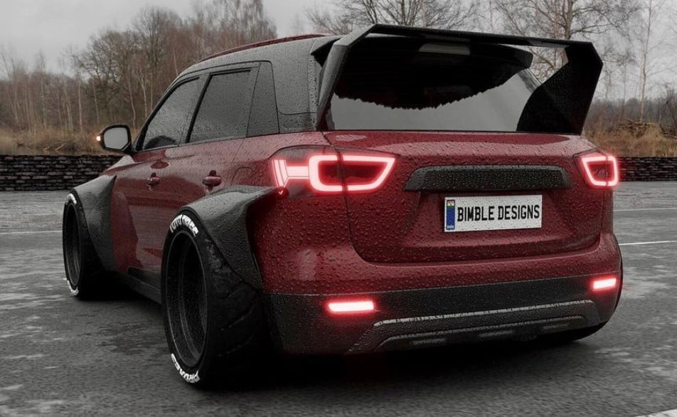 Brezza Wide Body Concept Rear