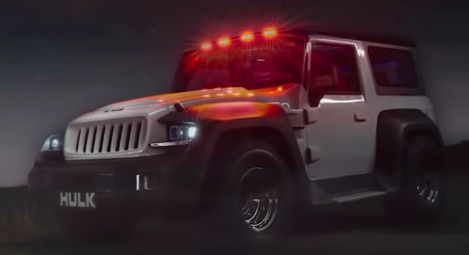 Dc modified thar hulk Car Blog India Dc Modified Thar Hulk