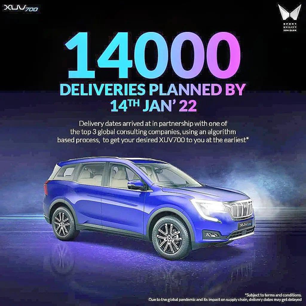 Mahindra xuv700 14000 deliveries Car Blog India Mahindra Xuv700 14000 Deliveries