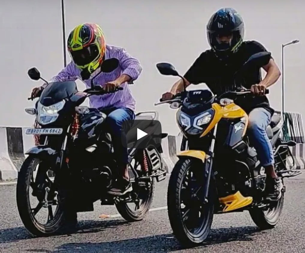 TVS Raider 125 vs Honda Shine SP 125 - Drag Race!