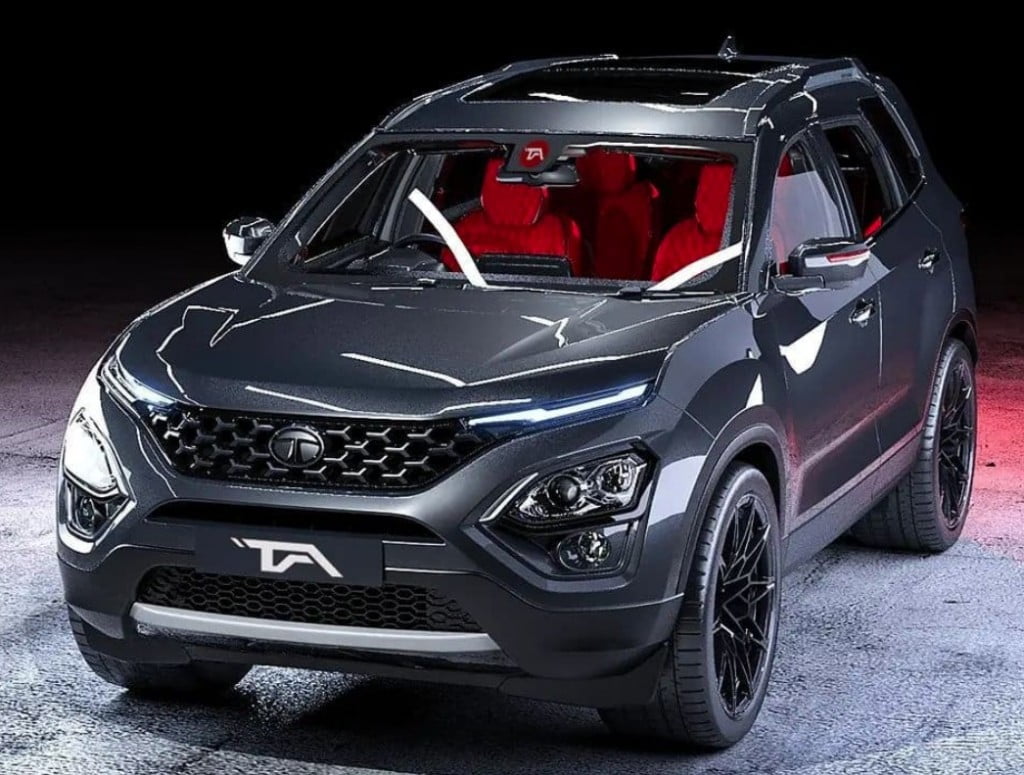 Tata safari dark edition Car Blog India Tata Safari Dark Edition Front