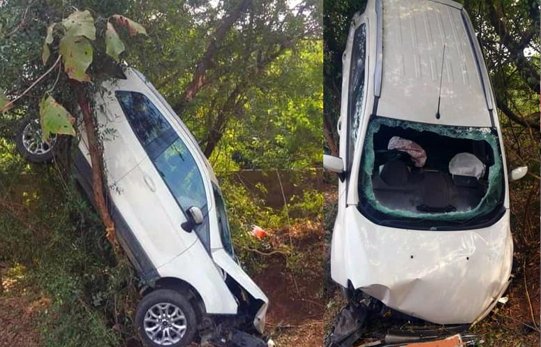 Crashed Ford EcoSport Hanging From Tree Exhibits Why We’ll Miss It Dangerous