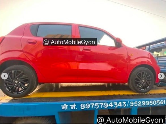 new gen Maruti celerio side profle red