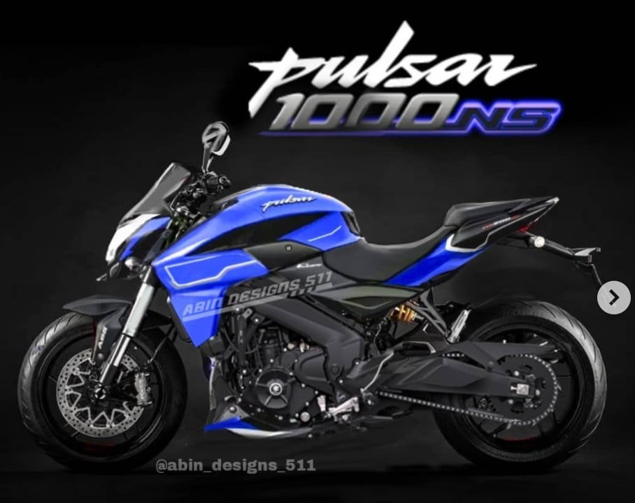 Concept Bajaj Pulsar NS1000 Blue