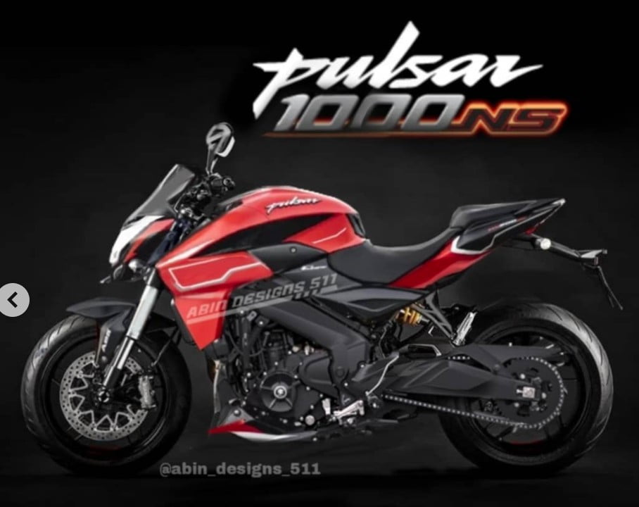 Concept Bajaj Pulsar NS1000 Red