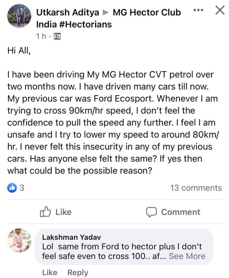 Ford EcoSport MG Hector