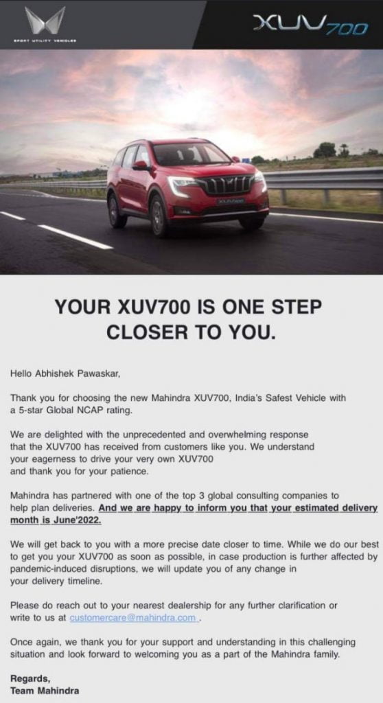 Mahindra XUV700 Buyers Delivery  