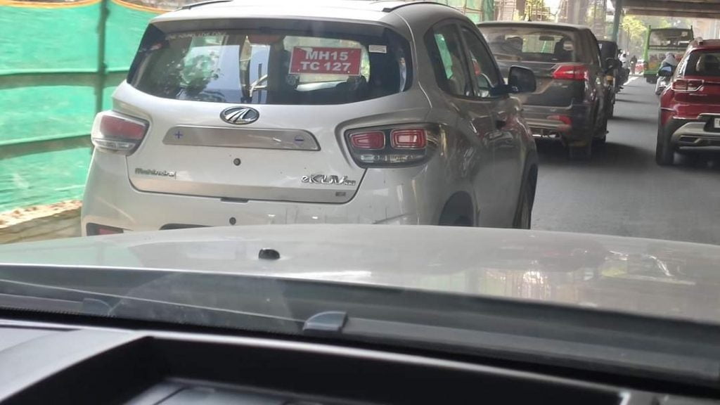 Mahindra eKUV100 Spied Launch