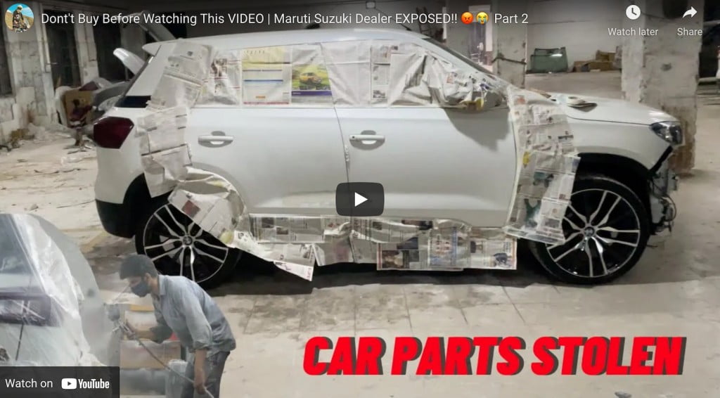 Maruti dealer stealing parts Car Blog India Maruti Dealer Stealing Parts