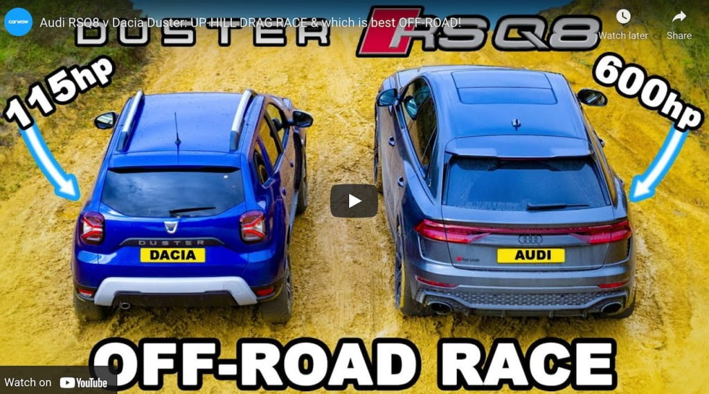 Renault Duster vs Audi Q8