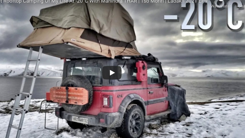 Thar camping 20 degree Car Blog India Thar Camping 20 Degree